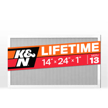 Load image into Gallery viewer, K&amp;N HVC-13-11424 HVAC Filter; 14 x 24 x 1, MERV 13