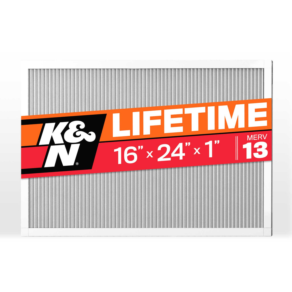 K&N HVC-13-11624 HVAC Filter; 16 x 24 x 1, MERV 13