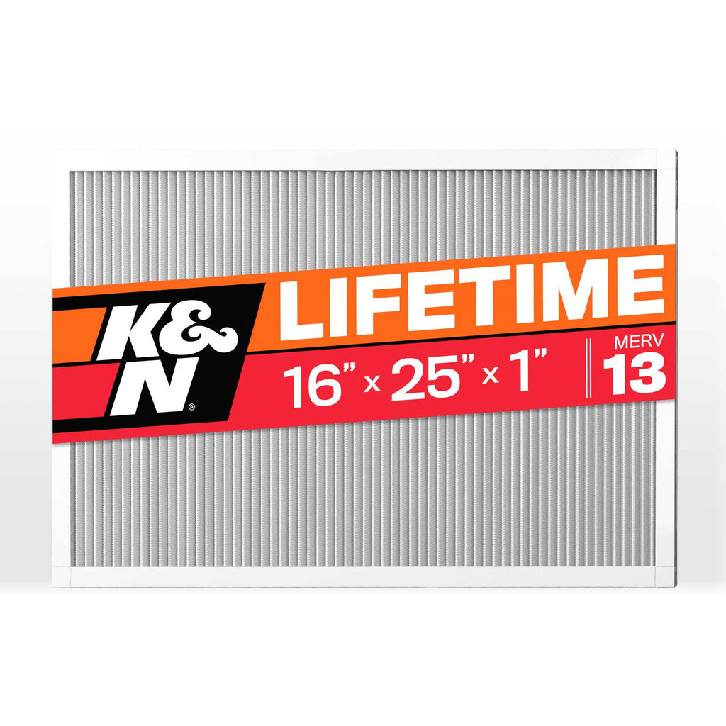 K&N HVC-13-11625 HVAC Filter; 16 x 25 x 1, MERV 13