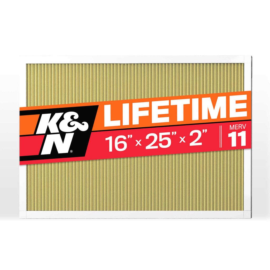 K&N HVC-21625 HVAC Filter; 16 x 25 x 2, MERV 11