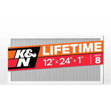 Load image into Gallery viewer, K&amp;N HVC-8-11224 HVAC Filter; 12 x 24 x 1, MERV 8