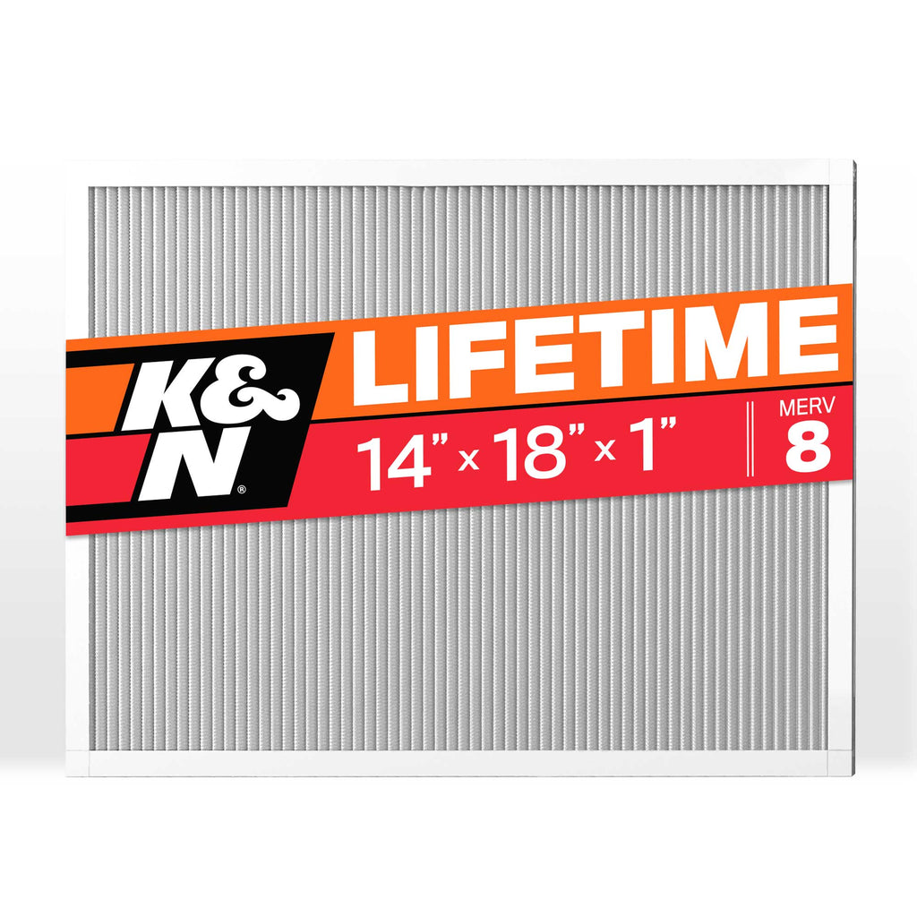 K&N HVC-8-11418 HVAC Filter; 14 x 18 x 1, Merv 8