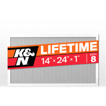 Load image into Gallery viewer, K&amp;N HVC-8-11424 HVAC Filter; 14 x 24 x 1, MERV 8