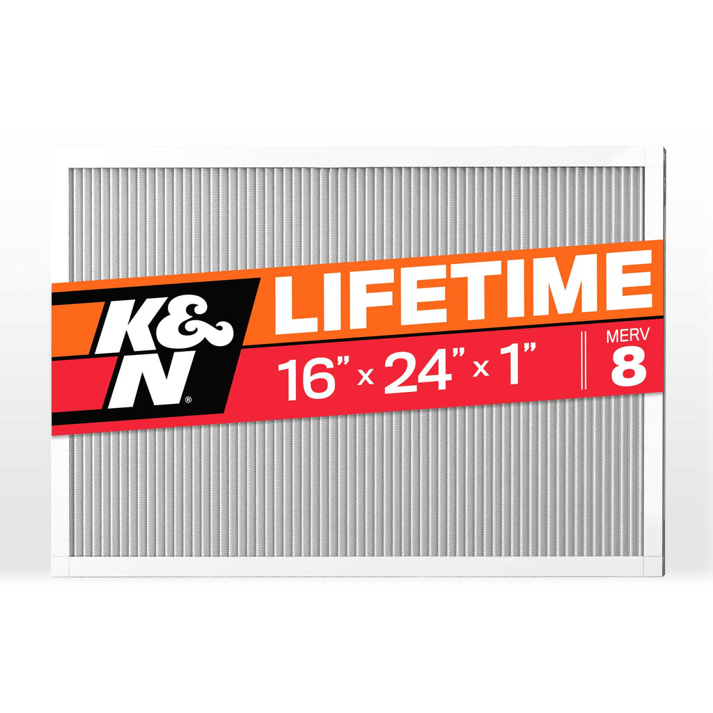 K&N HVC-8-11624 HVAC Filter; 16 x 24 x 1, MERV 8