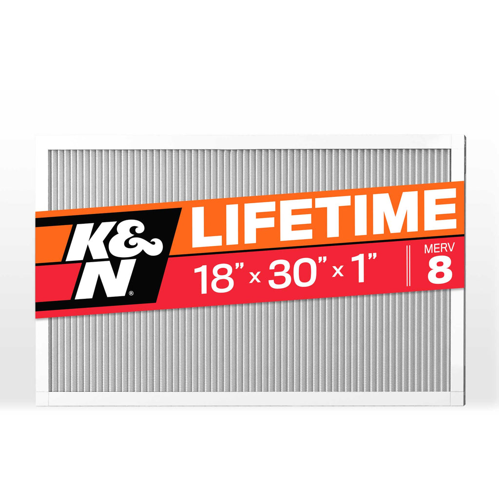 K&N HVC-8-11830 HVAC Filter; 18 x 30 x 1, MERV 8
