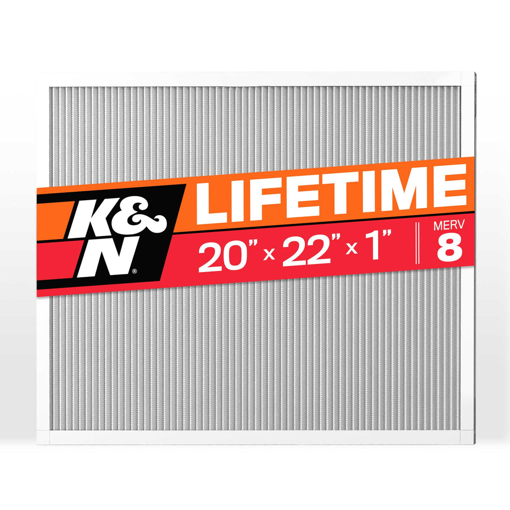 K&N HVC-8-12022 HVAC Filter; 20 x 22 x 1, MERV 8