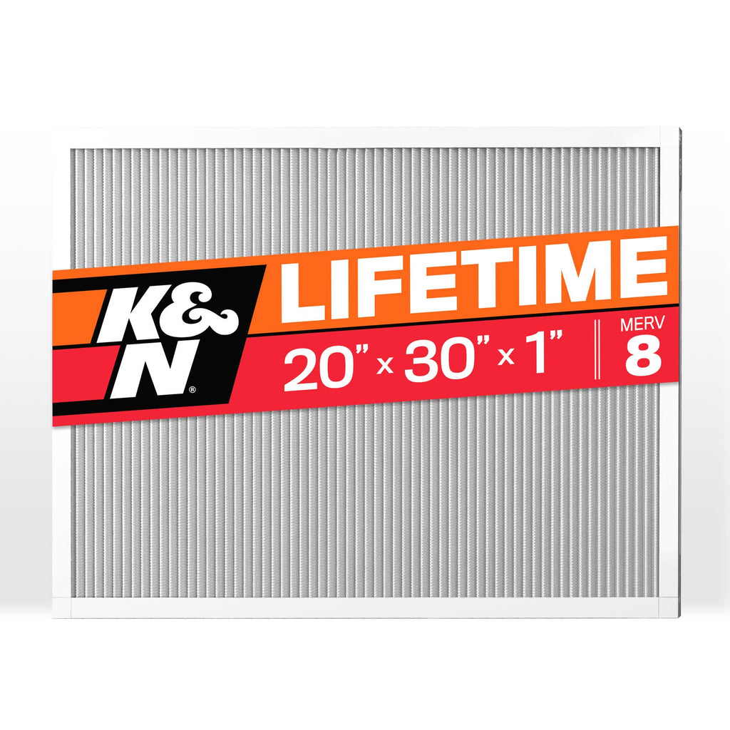 K&N HVC-8-12030 HVAC Filter; 20 x 30 x 1, MERV 8