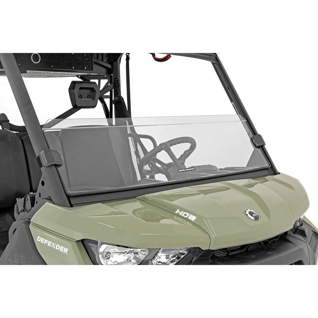 Half-Windshield-Scratch-Resistant-16-22-Can-Am-Defender-4Wd-Rough-Country