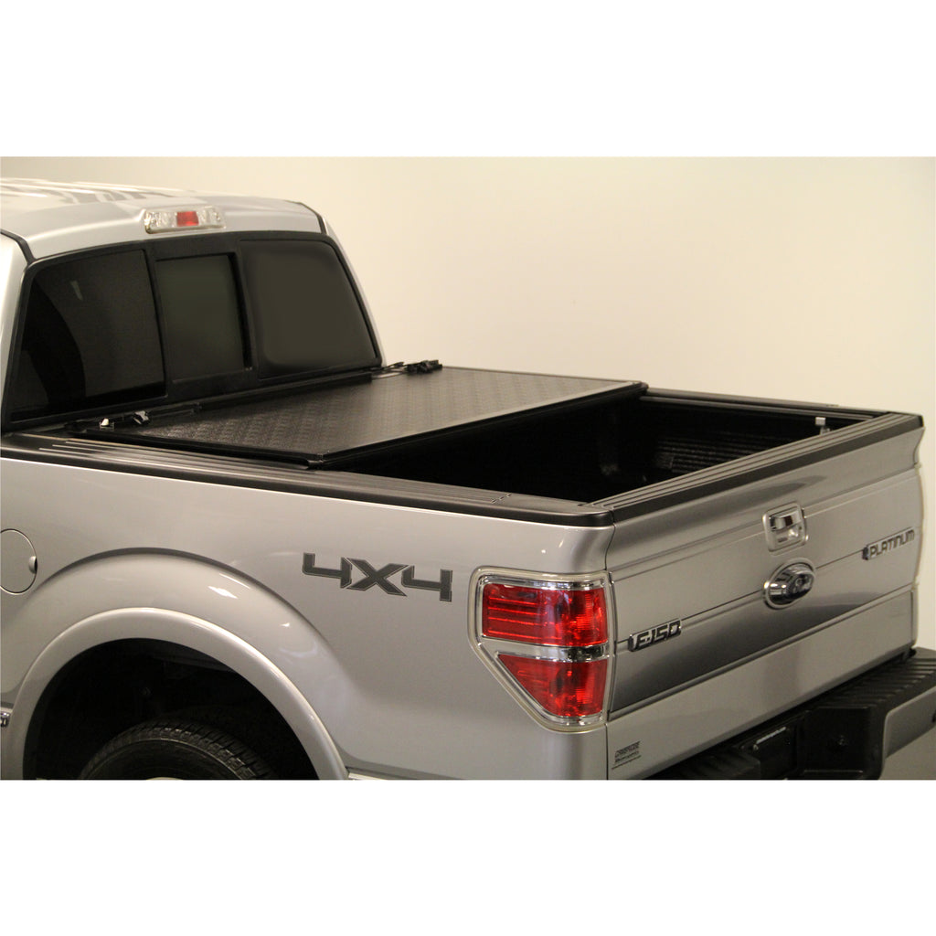 Hard-Bi-Fold-Non-Locking-Black-Vinyl-Over-Hard-Board-With-Aluminum-Rails