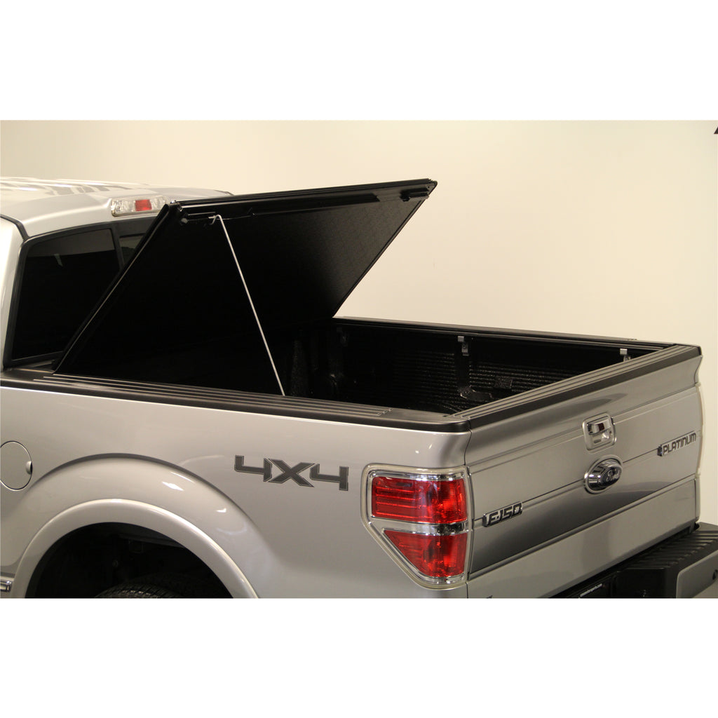 Hard-Bi-Fold-Non-Locking-Black-Vinyl-Over-Hard-Board-With-Aluminum-Rails