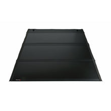 Load image into Gallery viewer, Hard-Tri-Fold-Non-Lockable-Black-Aluminum-With-Carpeted-Under-Panels