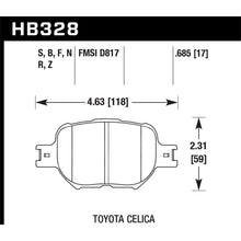 Load image into Gallery viewer, Hawk-01-05-Celica-GtGt-S05-08-Tc-Hps-Street-Front-Brake-Pads