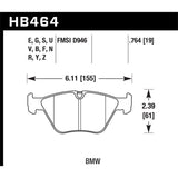 Hawk Performance HB464G.764 DTC-60 Disc Brake Pad