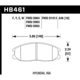 Hawk Performance HB461D.646 ER-1 Disc Brake Pad