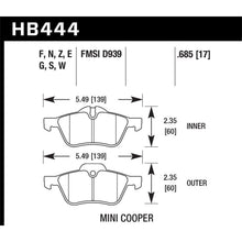 Load image into Gallery viewer, Hawk-02-06-Mini-Cooper--Cooper-S-Hps-Street-Front-Brake-Pads