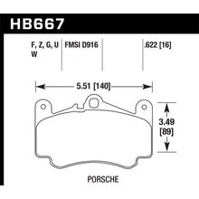 Load image into Gallery viewer, Hawk-02-08-Porsche-911-Carrera-4-Turbo-LookCarrera-4S01-05-911-Turbo-Front-Dtc-30-Race-Brake-Pads