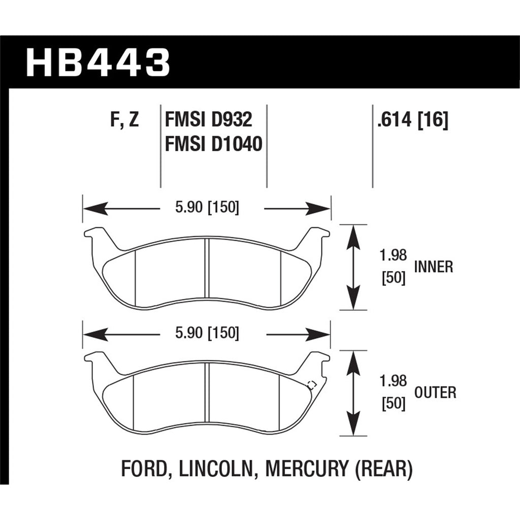 Hawk-03-04-Mercury-Marauder-Dtc-30-Rear-Race-Pads