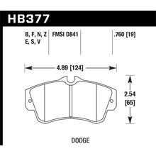Load image into Gallery viewer, Hawk-03-05-Dodge-Neon-Srt-4-Ht-10-Race-Front-Brake-Pads