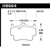 Hawk Performance HB664F.634 HPS Disc Brake Pad