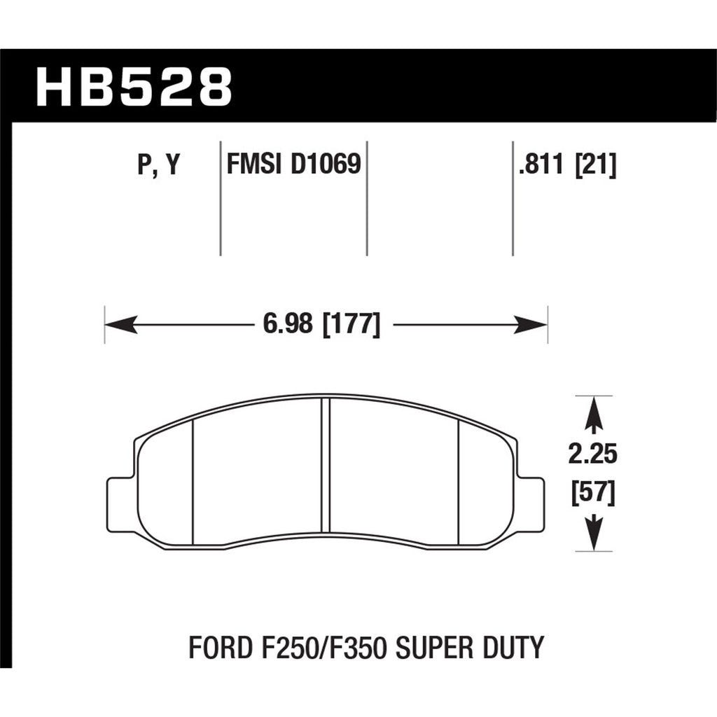 Hawk-05-11-Ford-F250F350--2011-Ford-F550-Superduty-Street-Front-Brake-Pads