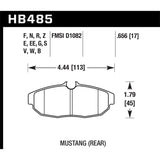 Hawk Performance HB485V.656 DTC-50 Disc Brake Pad