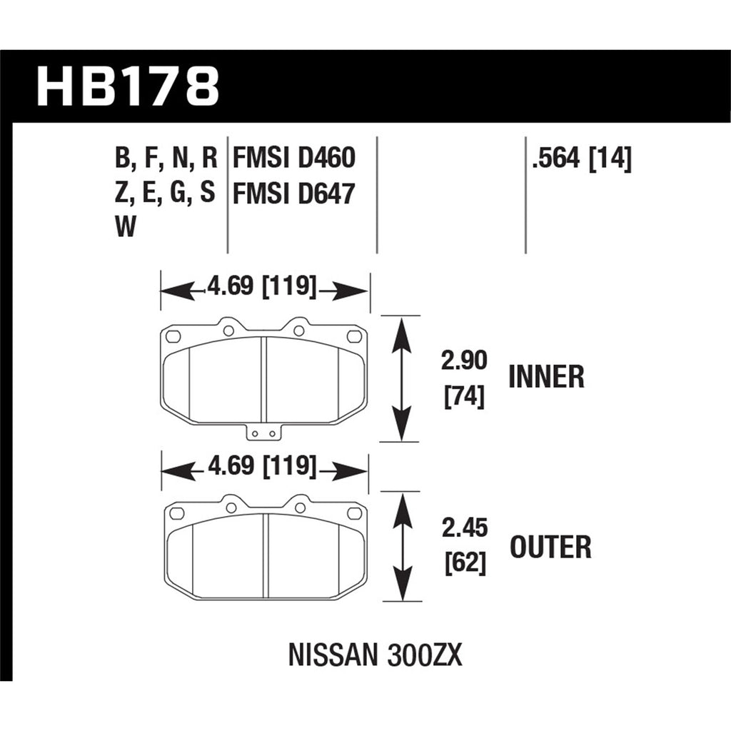 Hawk-06-07-Wrx--89-96-Nissan-300Zx--89-93-Skyline-Gt-R-Hp-Street-Front-Brake-Pads