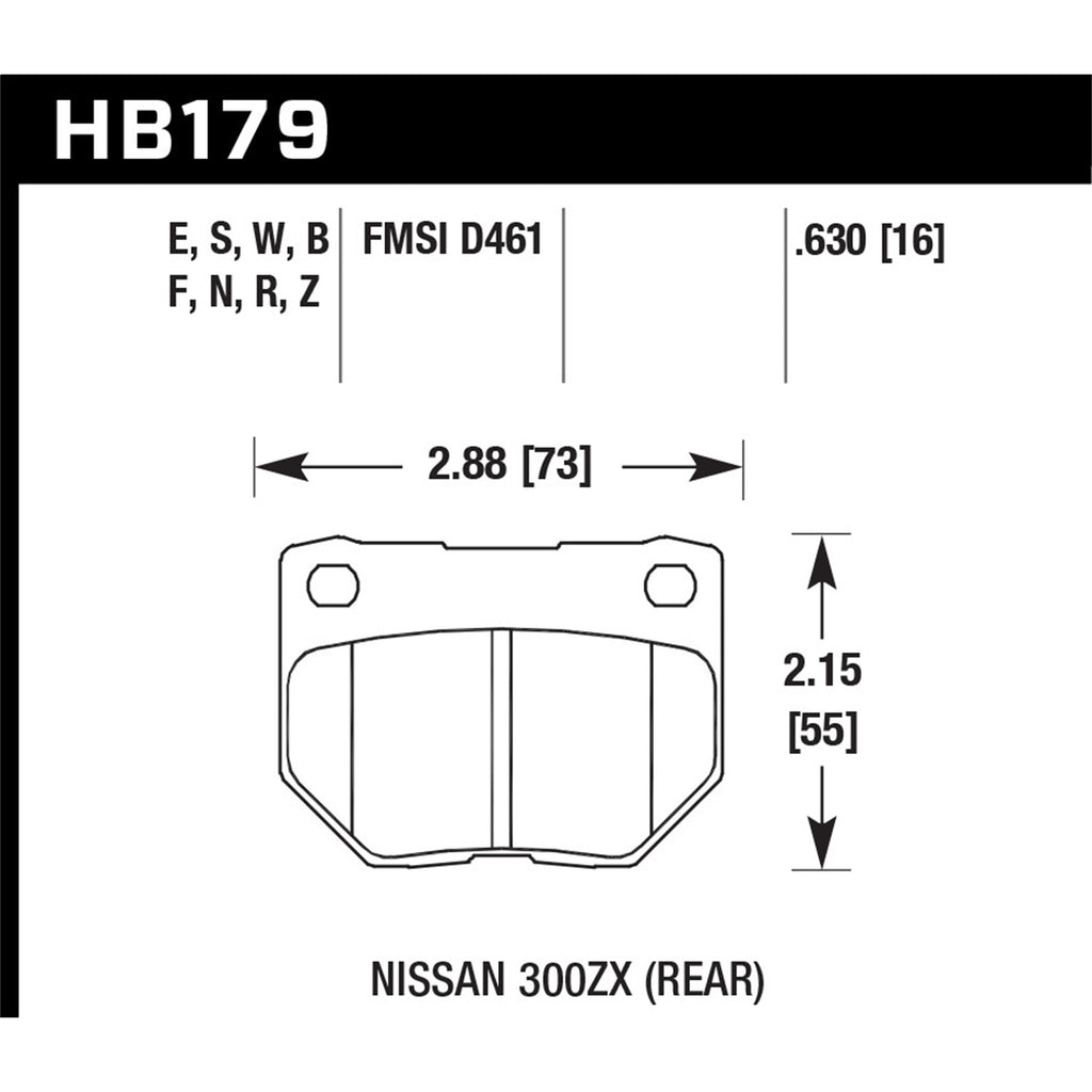 Hawk-06-07-Wrx-Blue-9012-Rear-Race-Pads