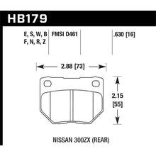 Load image into Gallery viewer, Hawk-06-07-Wrx-Hp-Street-Rear-Brake-Pads