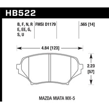 Load image into Gallery viewer, Hawk-06-10-Mazda-Miata-Mx-5-Base-Blue-9012-Race-Front-Brake-Pads