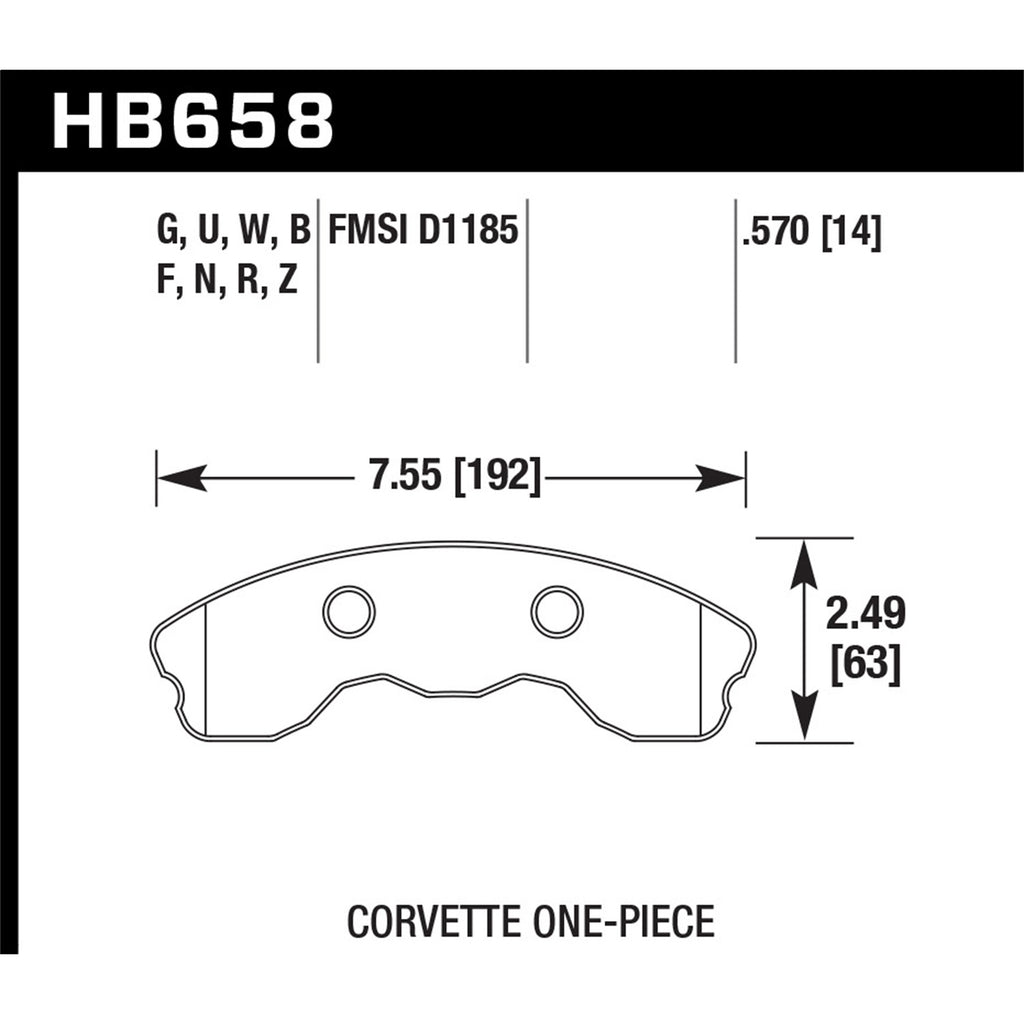 Hawk-06-13-Chevrolet-Corvette-Z06-Dtc-30-Race-Front-Brake-Pads-(One-Piece)