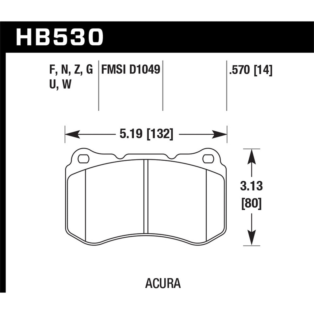 Hawk-07-08-Acura-Tl-Type-S-Performance-Ceramic-Street-Front-Brake-Pads