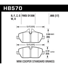 Load image into Gallery viewer, Hawk-07-15-Mini-Cooper-Dtc-30-Race-Front-Brake-Pads