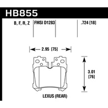 Load image into Gallery viewer, Hawk-07-17-Lexus-Ls460--08-16-Lexus-Ls600h-Performance-Ceramic-Street-Rear-Brake-Pads