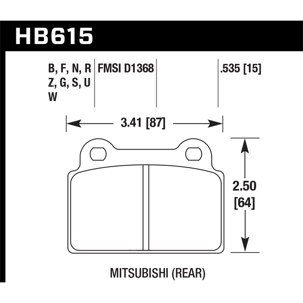 Hawk-08-10-Mitsubishi-Lancer-Evo-X-Dtc-70-Race-Rear-Brake-Pads