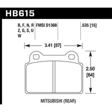 Load image into Gallery viewer, Hawk-08-10-Mitsubishi-Lancer-Evo-X-Dtc-70-Race-Rear-Brake-Pads