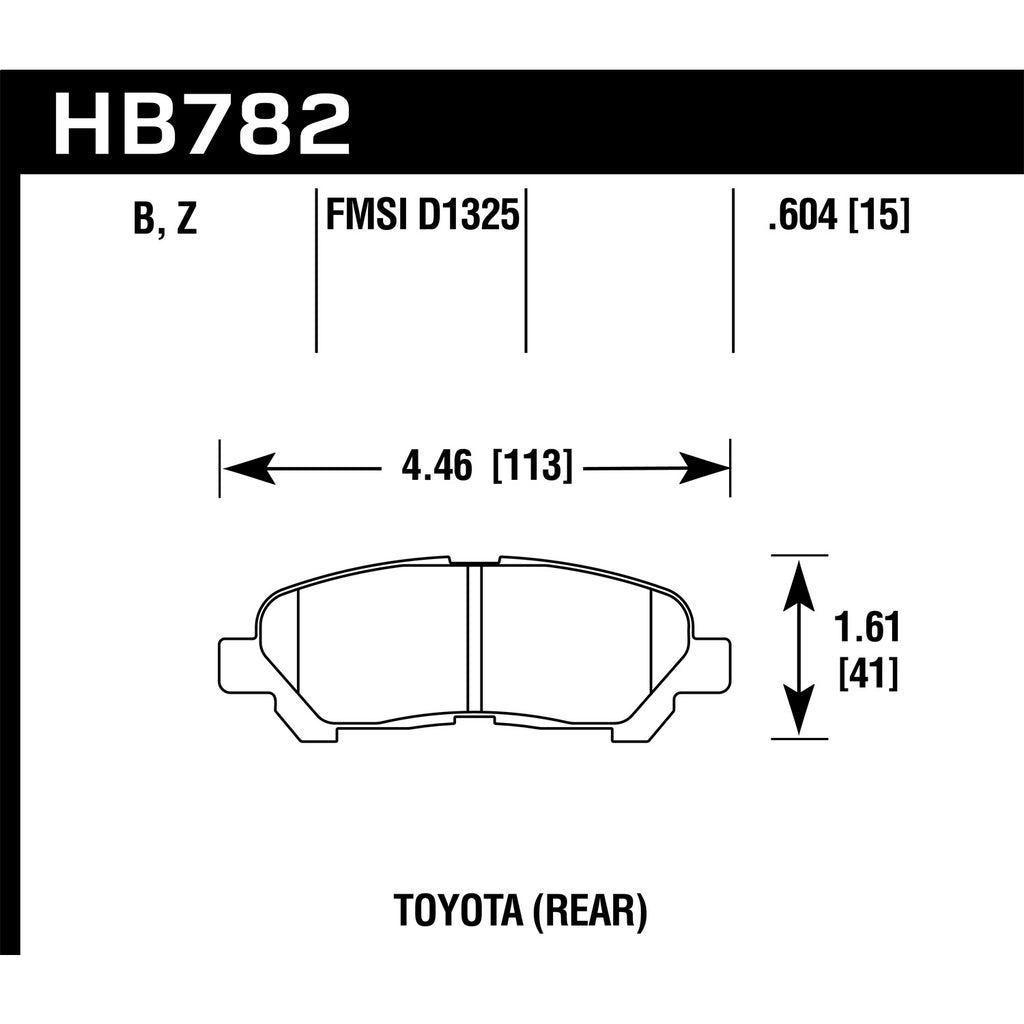 Hawk-08-13-Toyota-Highlander-Performance-Ceramic-Street-Rear-Brake-Pads