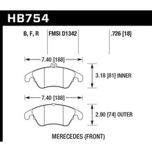 Load image into Gallery viewer, Hawk-08-15-Mercedes-Benz-C350--10-15-Mercedes-Benz-E350-Hps-5.0-Street-Front-Brake-Pads