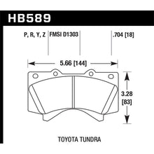 Load image into Gallery viewer, Hawk-08-21-Toyota-Land-Cruiser-Hp-Plus-Brake-Pad-Set