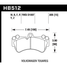 Load image into Gallery viewer, Hawk-08-Porsche-Cayenne-GtsTurbo--03-09-Cayenne--04-05-Vw-Touareg-Dtc-30-Race-Front-Brake-Pads