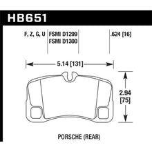 Load image into Gallery viewer, Hawk-09-11-Porsche-911-3.6L-Carrera-Exc.Ceramic-Composite-Brakes-Rear-Er-1-Brake-Pads