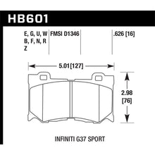 Load image into Gallery viewer, Hawk-09-13-Infiniti-Fx50-5.0L-Base-Front-Er-1-Brake-Pads