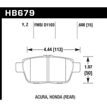 Load image into Gallery viewer, Hawk-09-14-Acura-Tl--06-14-Honda-Ridgeline-3.5L-V6-Lts-Rear-Brake-Pads