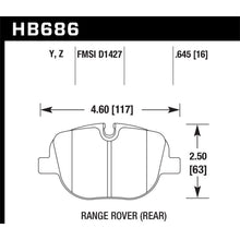 Load image into Gallery viewer, Hawk-10-11-Range-Rover-Sport-SC--10-11-Supercharged-Perf-Ceramic-Street-Rear-Brake-Pads