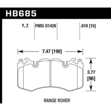 Load image into Gallery viewer, Hawk-10-11-Range-RoverRange-Rover-Sport-Supercharged-Performance-Ceramic-Street-Front-Brake-Pads