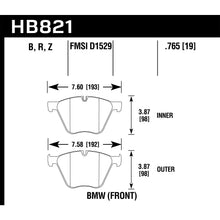 Load image into Gallery viewer, Hawk-10-15-Bmw-760Li--11-15-Bmw-B7-AlpinaB7-Alpina-Xdrive-Hps-5.0-Front-Brake-Pads