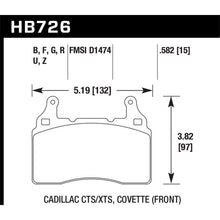 Load image into Gallery viewer, Hawk-10-17-Chevrolet-Camaro-Hp-Compound-Front-Brake-Pads