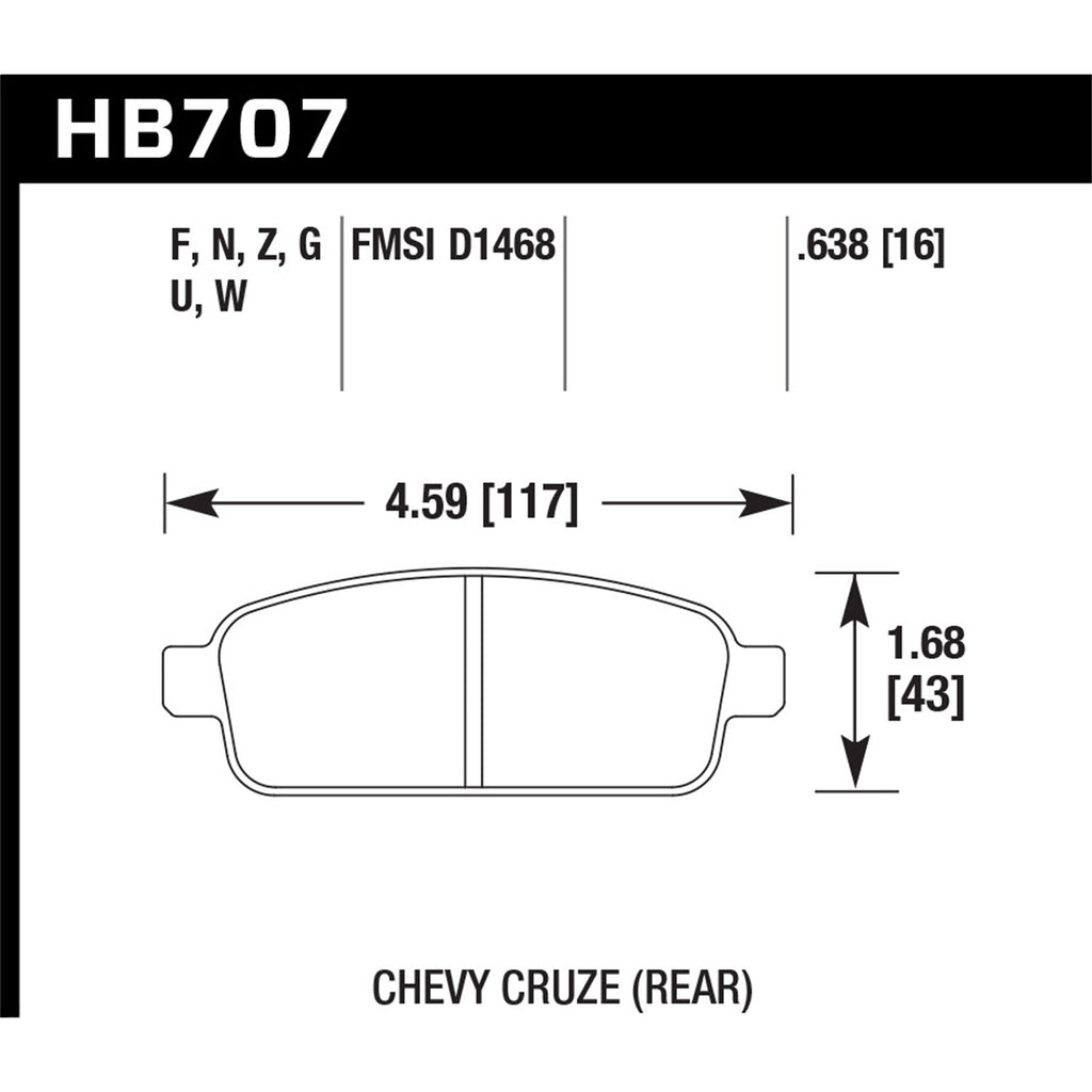 Hawk-11-12-Chevy-Cruze-EcoLs1Lt2LtLtz-Performance-Ceramic-Rear-Street-Brake-Pads