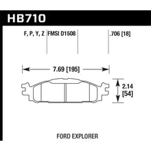 Load image into Gallery viewer, Hawk-11-19-Ford-Explorer--Taurus-Hps-5.0-Front-Brake-Pads