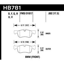 Load image into Gallery viewer, Hawk-12-15-Bmw-118I-Hps-Street-Front-Brake-Pads