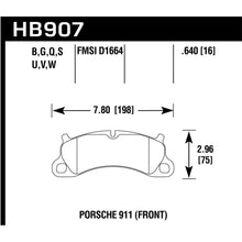 Load image into Gallery viewer, Hawk-12-16-Porsche-911-Carrera-S-Ht-10-Front-Brake-Pads